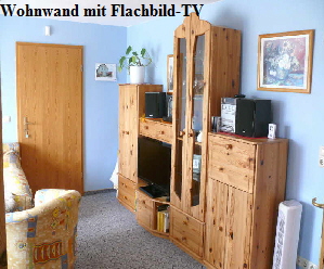 Wohnwand mit Flachbild-TV
